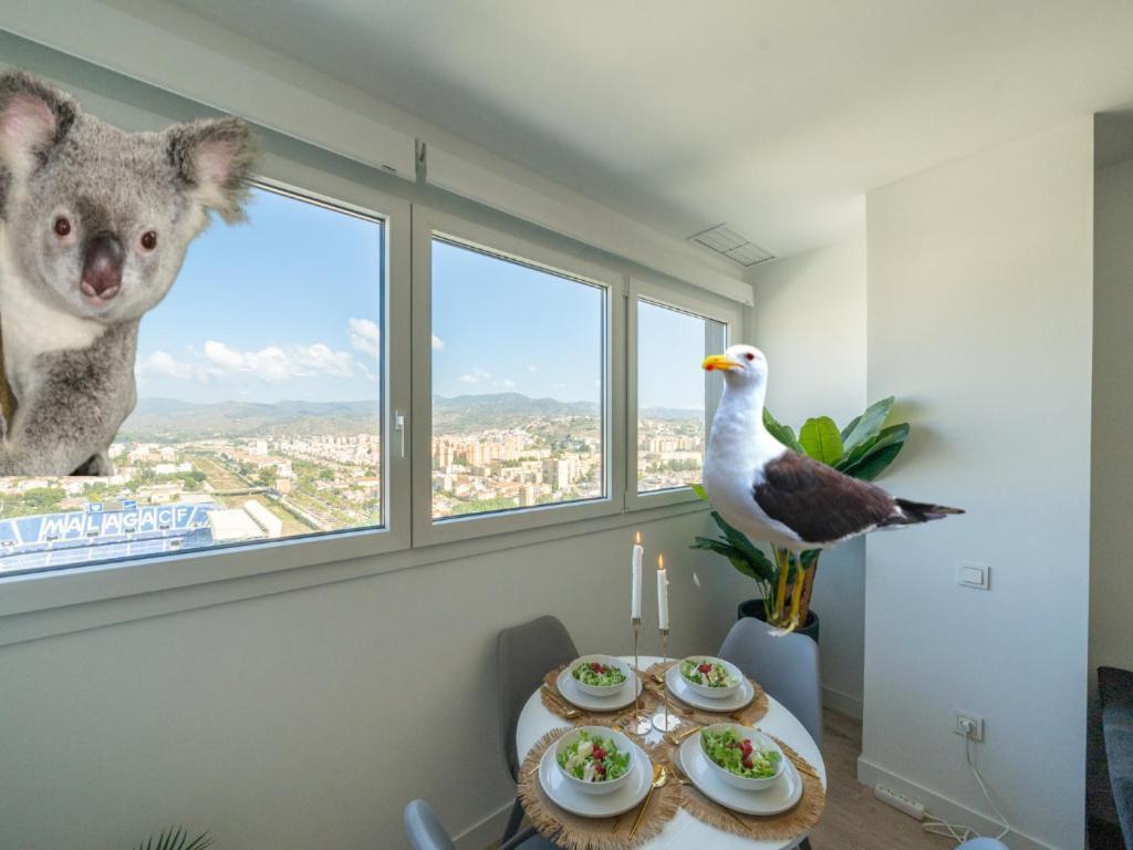 Xpce Urban 4 Malaga Skyline - Free Parking Apartment ภายนอก รูปภาพ